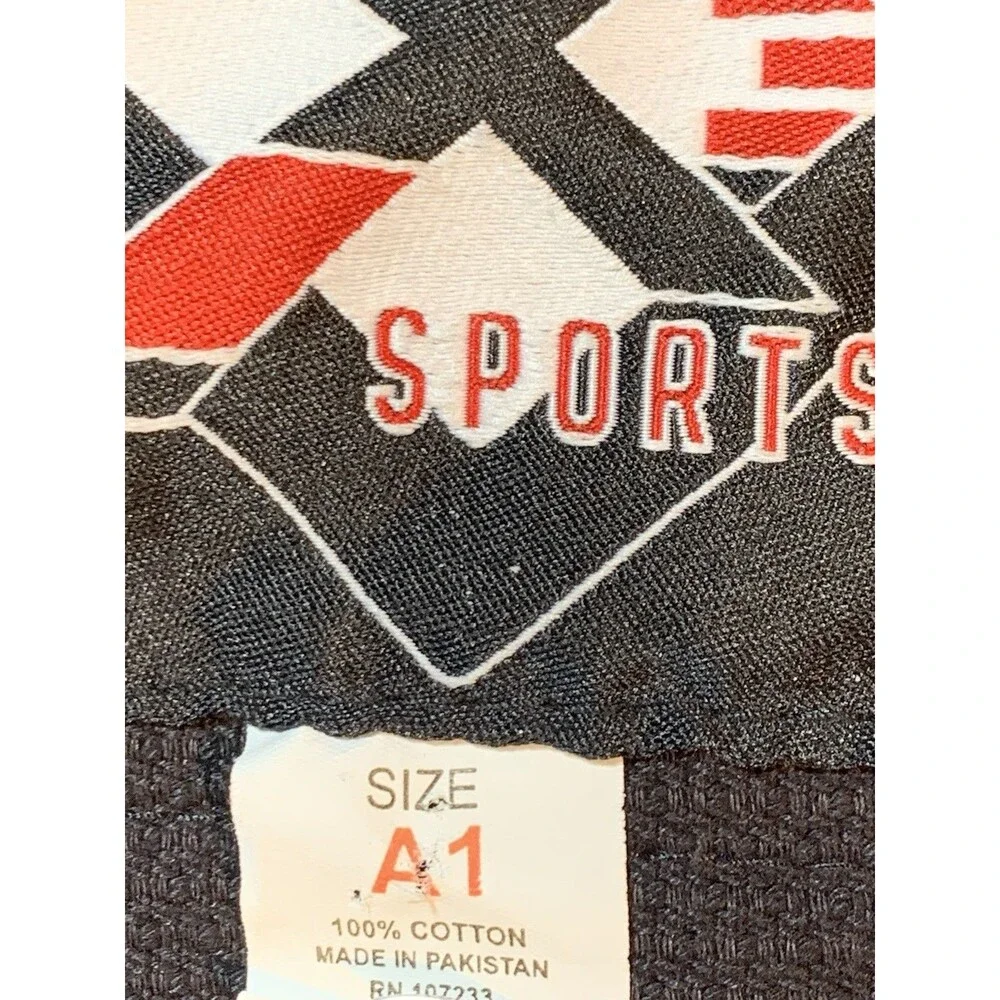 X Sports Brazilian Jiu Jitsu Embroidered Team Gi A1 100% Heavy Cotton
